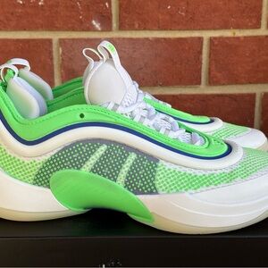 New Adidas DON Issue 6 White Green Blue Mens Basketball Sneakers Shoes